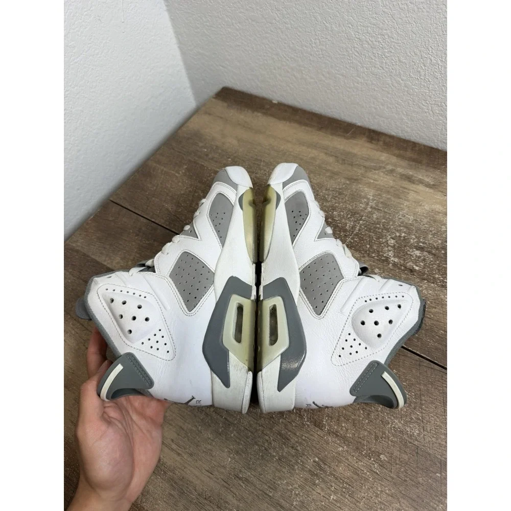 Jordan Air Jordan 6 Retro Cool Grey Men's High Top Sneaker CT8529-100 Size 9